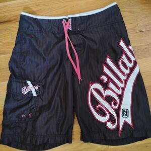 Vintage Billabong Black and Red Board Shorts Men's Size 34